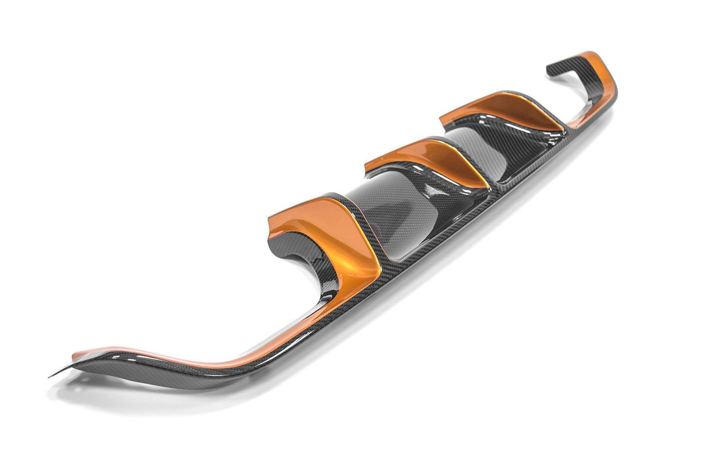 black and orange diffuser on a white background